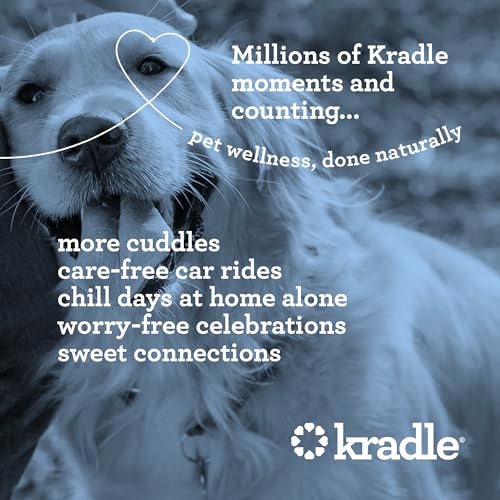 Kradle Calming Chews for Dogs, Anxiety Support, L‑Theanine, GABA, 75 Chews - size: 75-Count Jar
