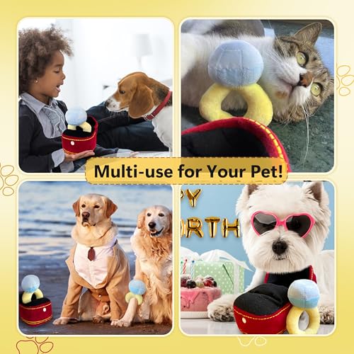 Dog Wedding Toy Engagement Plush Ring Box for Dog Birthday Funny Gifts
