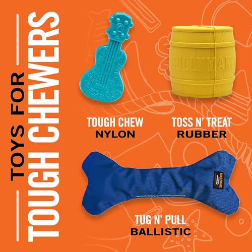 BULLYMAKE Tough Chew Controller Dog Toy, Durable Nylon, Aggressive Chewers - style: Controller