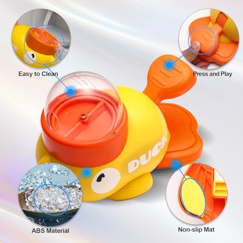 Duck Dog Treat Dispenser Toy, Interactive Slow Feeder Puzzle Toy - color: White
