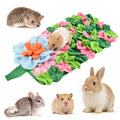 Rabbit Foraging Mat Bunny Foraging Mat, Hedgehogs Accessories Pet Feeding Pad, Interactive Feeding Pad for Guinea Pig, Hamster, Chinchilla Small Animals ﻿