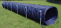 18' Dog Agility Tunnel with Stakes, Multiple Colors Available (Navy) - color: Navy