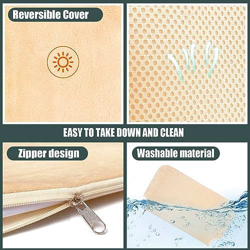 Sunhoo Cat Window Hammock Perch Cordless Perches Window Sill Seat Bed Foldable Stable Lounger Upgraded Suction Cup Easy Assembly Indoor Cats Kitty Shelf Hold Up to 55lbs (Beige, L) - color: beige, size: L