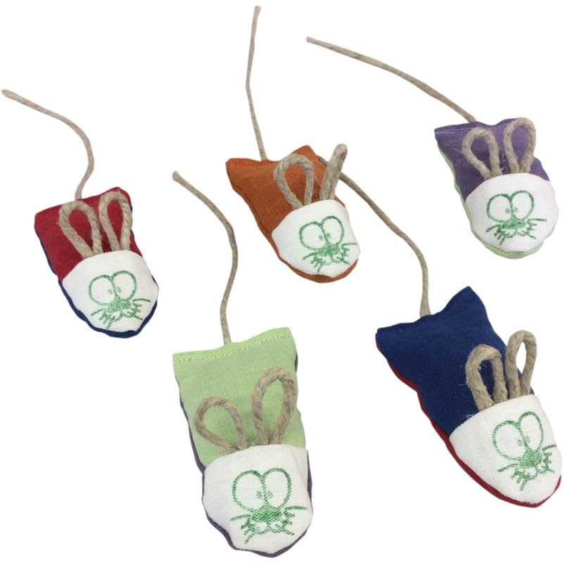 From The Field | Shelby Refillable Hemp Mouse Catnip Toy for Cats |USA-Made - color: Refillable Shelby