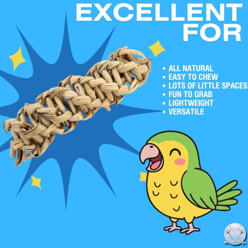 5305 Small Vine Twists Pk6 - Natural Bird Foraging Toys - size: Pack 6
