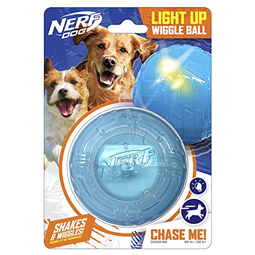 Nerf Dog 3.5in Wiggle Ball -Blue, (NF-4082)