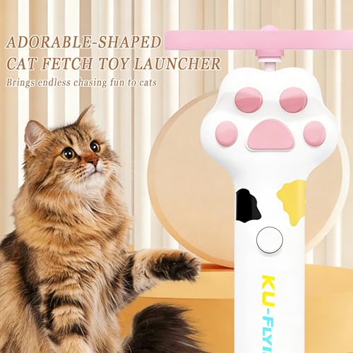 Cat Toy Disc,Interactive Cat Fetch Toy Flying Discs for Pet with 20 Discs - color: 20pc