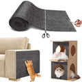 SEPAZON Cat Scratching Carpet Mat, Self-Adhesive Couch Furniture Protector - color: DarkGrey, size: 78.7x15.8Inch
