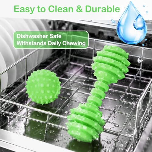 Puppy Toys, 6 Pack Dog Chew Toys, Teething Toys for Small Dogs, Green - color: Green, size: Small（6Pack）