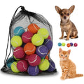 INSUM 1.5 Inch Mini Tennis Balls for X-Small Dogs & Cats, 20/40 Pack Soft Fetch Play Toys for Puppies & Kittens, Training & Indoor Outdoor Exercise - size: 1.5"-40PK
