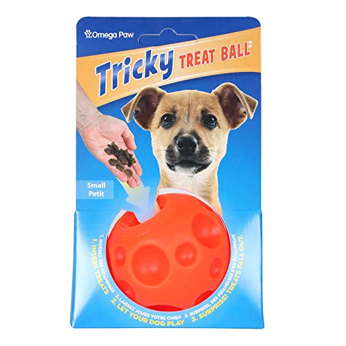 Omega Paw Authentic Tricky Treat Ball Small 2.5" Size - size: Small (Pack of 1)