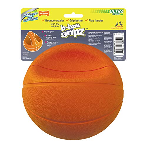 Nylabone Power Play Basketball Gripz Dog Play Toy, Large - size: Large