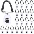 Frienda 18 Pcs Dog Training Clicker with Wrist Strap for Pets, White - color: White