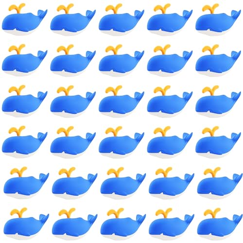 60 Pack Whale Erasers for Kids,3D Take Apart Animal Eraser Desk Pets for Boys Girls Classroom Prizes,Game Reward,Easter Egg Fillers,Back to School Supplies,Goodie Bag Stuffers,Party Favors - color: Whale, size: 60 PCS