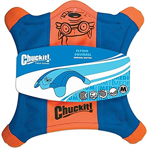 Chuckit! Amphibious Dog Toys Bundle - Bumper Fetch Toy (Medium) + Flying Squirrel Fetch Toy (Medium)