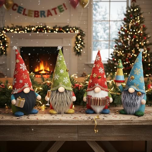 Tudomro 45 Pcs Halloween Gnome Beards Nose for Crafting Gray, White - color: Gray, White