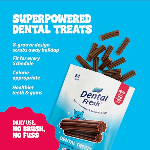 Dental Fresh Dental Sticks for Extra Small Dogs up to 10 lb, 64 Count - style: X-Small Dogs