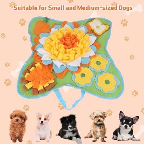 Yummy Sam Snuffle Mat for Small Medium Dogs Nose Smell Training, Green - color: Green