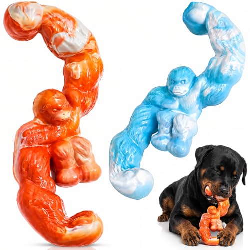 PETSTA Indestructible Dog Toys for Aggressive Chewers - color: 2 Pack