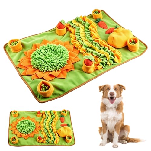 Sunflower Pet Snuffle Mat for Dogs & Cats Non-Slip Interactive Foraging Pad