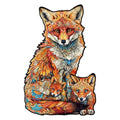 Wooden Fox Puzzle for Adult, 150 Pieces - color: Fox