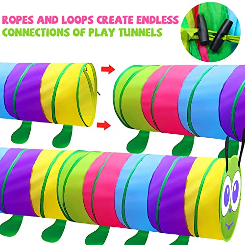 TIKTENT Kids Play Tunnel for Toddlers Colorful Pop Up Crawl Tunnel Toy - style: Colorful crawling Tunnel