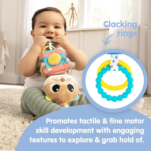 Lamaze Arty Says Cheese Clip-On Stroller and Car Seat Toy