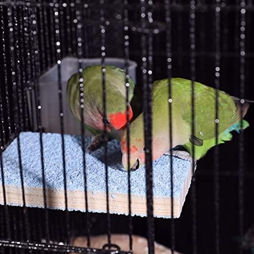 8 Pack Bird Swing Chewing Toy for Cockatiel Conure, Parrot Hammock Bell Toy