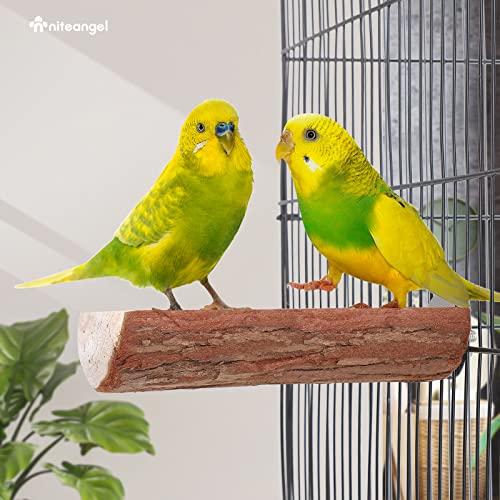 Niteangel Parrot Cage Perch, Wooden Platform for Birds (2 Pack) - size: 2 Pack