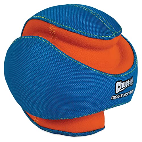 ChuckIt! Kick Fetch Dog Toy Ball With Giggle Sounds, Small - size: Small, style: Giggle