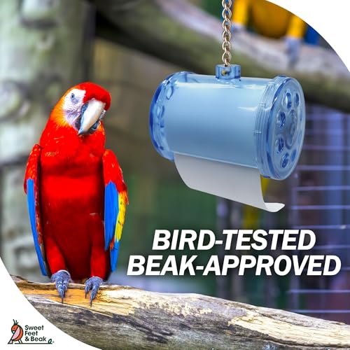 Sweet Feet and Beak Shred Master, Large, 4" Plastic Bird Shredding Toy - size: Large