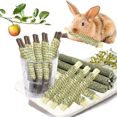 Rabbit Toys 30Pcs 3 Flavours for Teeth Grinding - Chew Toys for Hamsters, Guinea Pigs, Chinchillas - color: 30Pcs