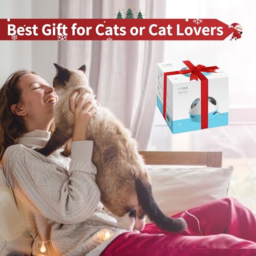 PETGEEK Hidey Mouse Electronic Interactive Cat Toy, Hide Mouse Cat Toy with Squeaky Mouse, Automatic Cat Toys with Catnip Filled Hidey Mouse, Cat Toys Interactive for Indoor Cats Play (Blue) - color: light blue