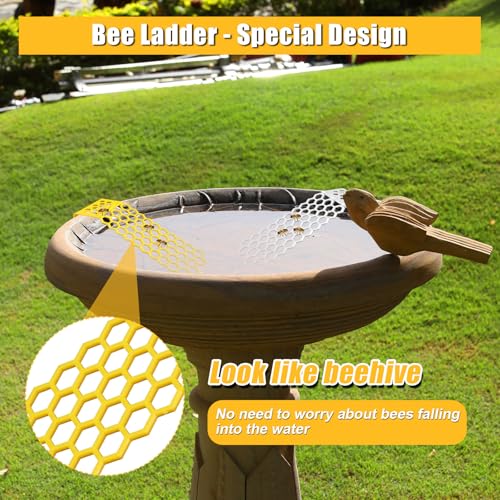 2PCS Floating Bee Ladders, Beehive-Shaped Floating Bee Island for Drinking