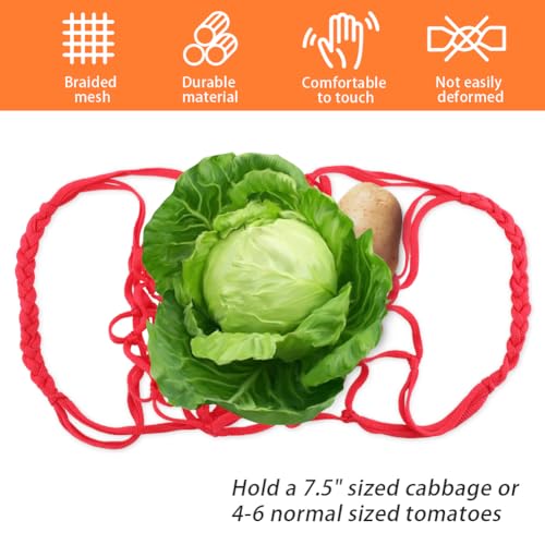 4 Pack Chicken Vegetable Hanging Feeder Mesh Veggie Holder Bags