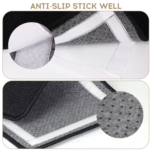 Cat Scratch Furniture Protector Pad Sisal Mat for Couch Scratching Board - color: Black