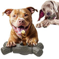 Sedioso Bully Stick Holder for Dogs, Though Dog Toys for Aggressive Chewer, Sturdy Dog Chew Holder Safety Device to Prevent Choking, BPA-Free, Long-Lasting -Fits Various Bully Sticks - color: Grey