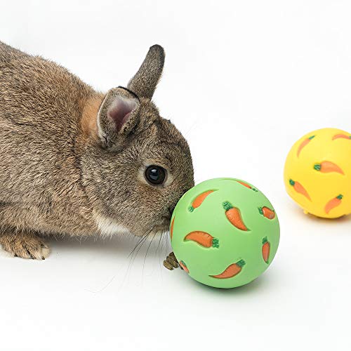 Niteangel Small Animal Treat Ball: Adjustable Treat Dispenser - color: Blue