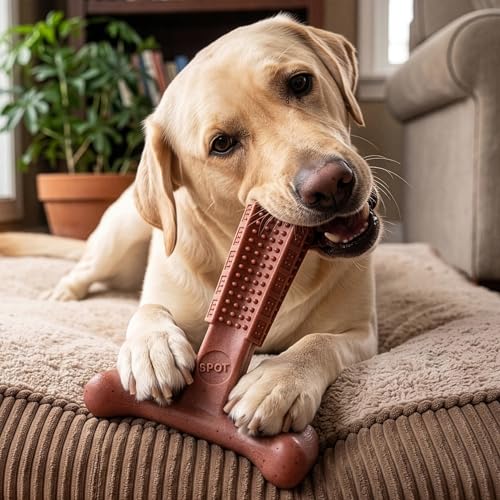 SPOT Bam-Bones Plus T-Bone Dog Chew, Beef, 7in, 60-90 lb Heavy Chewers - size: Large