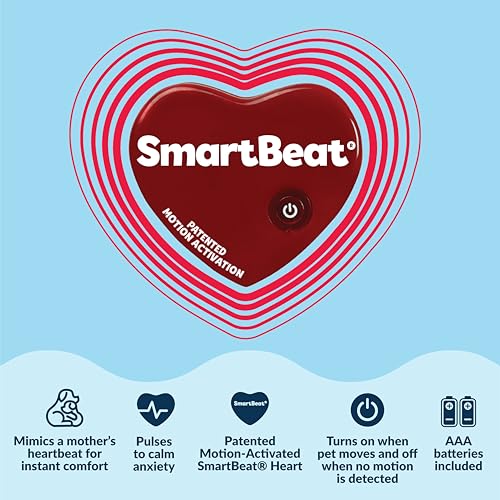 Snuggle Puppy Junior Heartbeat Toy, Calming Comfort, Small Breeds - Biscuit - color: Biscuit