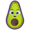Outward Hound Tough Skinz Durable Chew Plush Squeaky Dog Toy, Avocado, 9" - color: Avocado, size: Medium