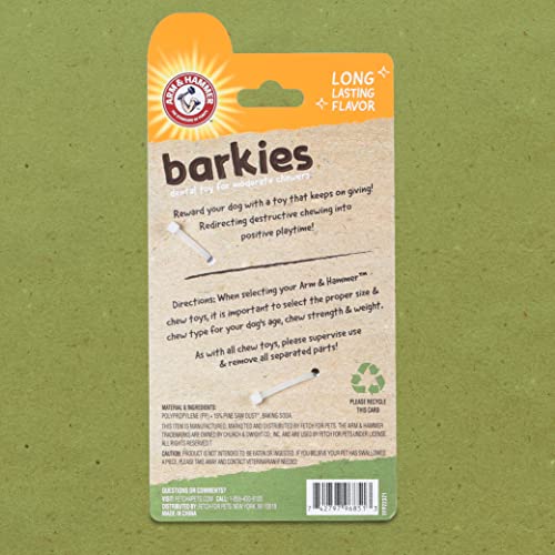 Arm & Hammer Barkies Ring Dog Chew Toy, Peanut Butter Flavor, 5.5 Inch - color: Ring Toy, size: 5.5 Inch