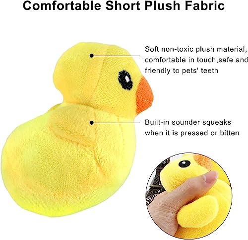 LEGEND SANDY Dog Squeaky Toys, Plush Small Dog Toys for Dogs, Stuffed with Squeakers,14 pcs Puppy Toys with a Carrying Bag for Small Medium Size - color: 14 Pack Multicolor Animals