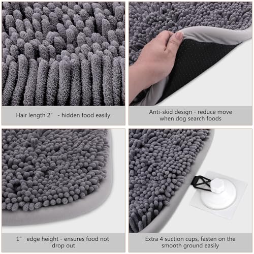 Rundik Snuffle Mat for Dogs, Interactive Puzzle Toys Feeding Games for Pets - size: 20'' x 28''