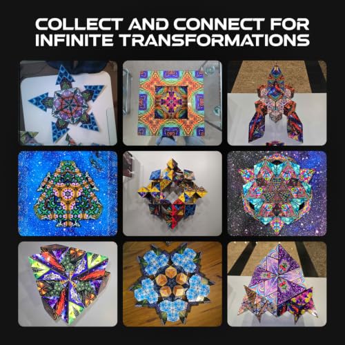 Shashibo DODECA Magnetic Puzzle Cube, Stress Relief Fidget Toy - color: Patriotic, size: DODECA