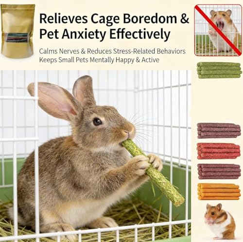 40PCS Chew Treat Rabbit Toys for Teeth Health - color: 40PCS
