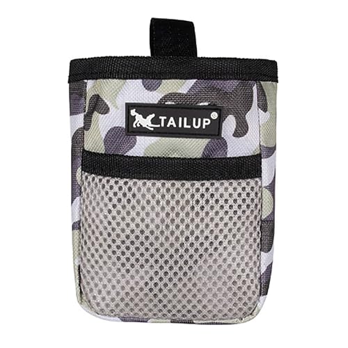 Dog Treat Ppouch Bag，Goodie Training Bag，Pet Snack Pouch, Easy to Carry, Waist Belt Clip for Hands-Free Training