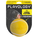 Playology Squeaky Chew Ball Dog Toy - Jumbo, Chicken Scent - size: Jumbo, style: Chicken
