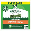 Greenies Petite Natural Dental Dog Treats, Original Flavor, 90 Count - size: 90 Count (Pack of 1)
