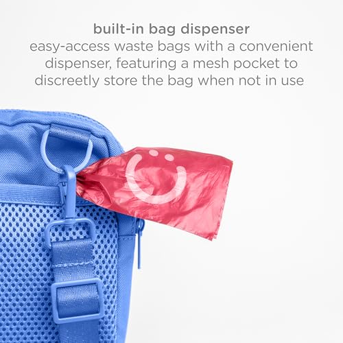 Ubbi Dog Treat Pouch for Training & Walking, Blue - color: Blue
